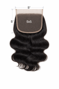 Body Wave HD Closures (5x5)